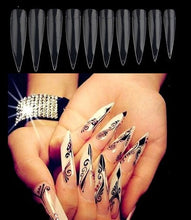 Load image into Gallery viewer, Pointed Tips_Less Curve_Set #0-9_Super Clear
